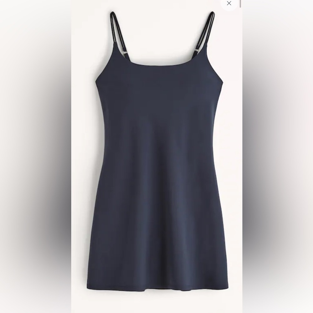 Abercrombie & Fitch Traveler Navy Dress in Medium Tall